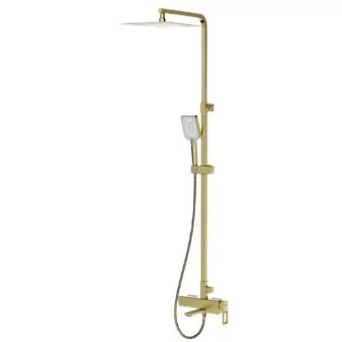 Душевая система Gappo G2417-3 сатин золотой Душевая система Gappo G2417-3 сатин золотой