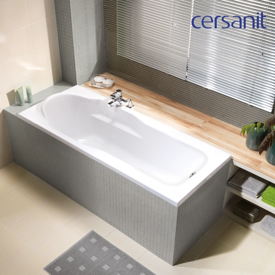 Ванна акриловая Cersanit Santana 140x70 (с ножками и экраном) Ванна акриловая Cersanit Santana 140x70 (с ножками и экраном)