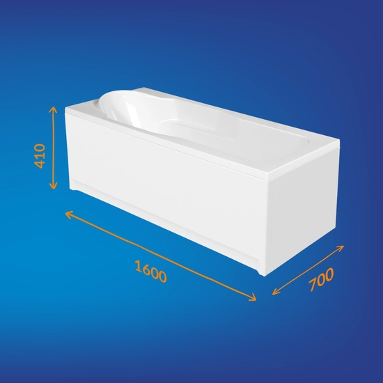 Ванна акриловая Cersanit Santana 160x70 (с каркасом) Ванна акриловая Cersanit Santana 160x70 (с каркасом)