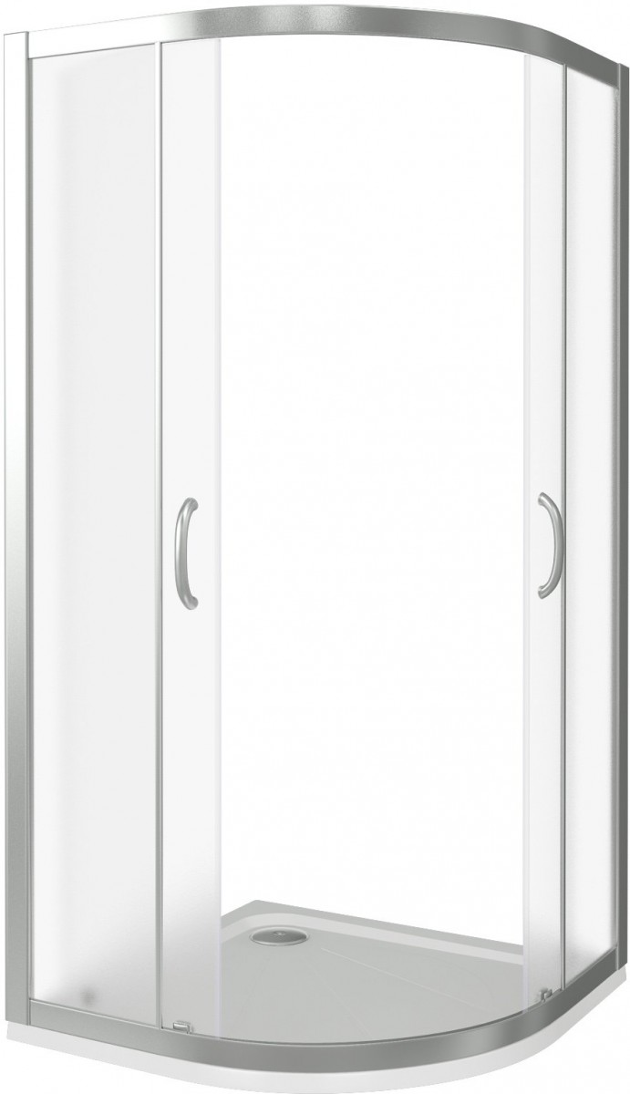 Душевой уголок GoodDoor INFINITY R-100-G-CH 100x100 Душевой уголок GoodDoor INFINITY R-100-G-CH 100x100