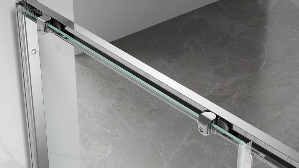 Душевая дверь Veconi Vianno VN-55 100x195 стекла pear / профиль хром Душевая дверь Veconi Vianno VN-55 100x195 стекла pear / профиль хром