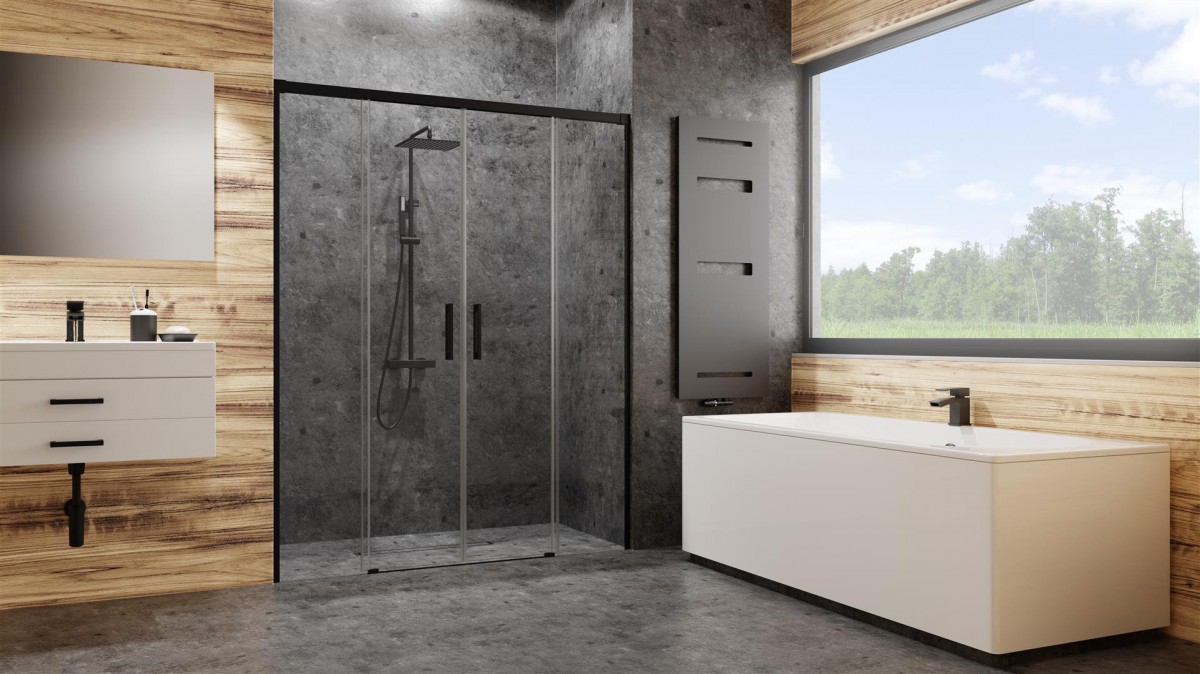 Душевая дверь Radaway Idea Black DWD 190x200 Душевая дверь Radaway Idea Black DWD 190x200