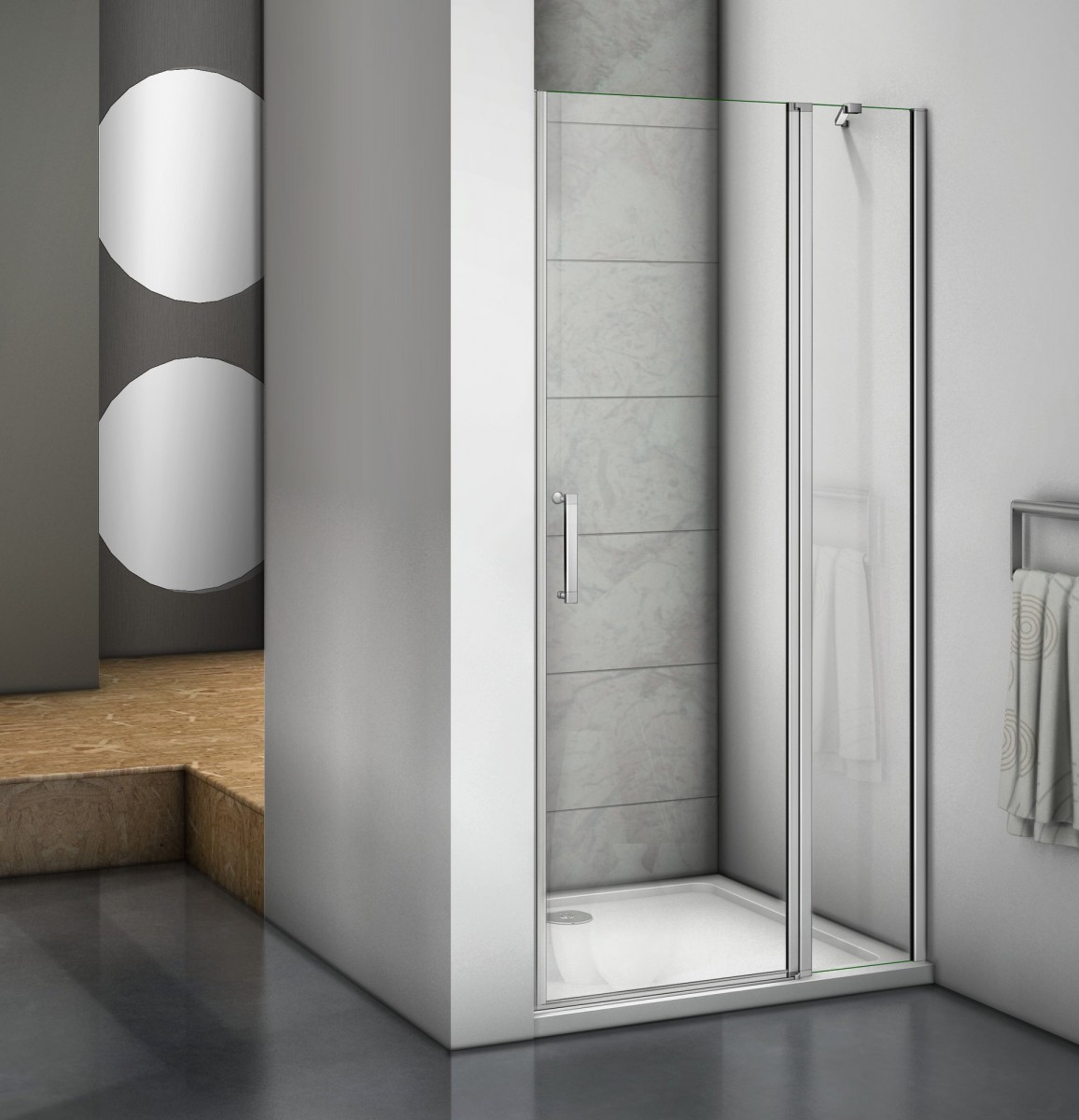 Душевая дверь GoodDoor MOKKA WTW-120-C-WE 120x185 Душевая дверь GoodDoor MOKKA WTW-120-C-WE 120x185