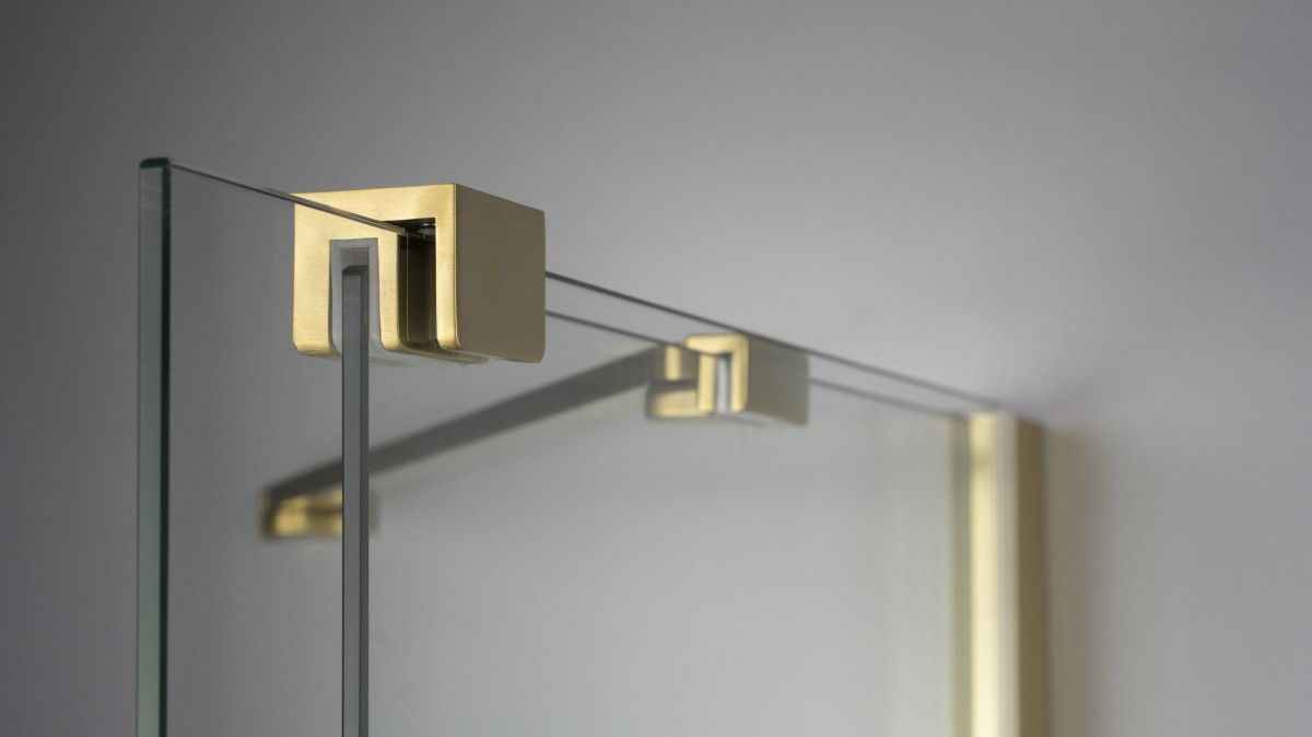 Душевая стенка Deante Prizma Walk-In KTJ_R34R 140x195 прозрачное стекло / профиль брашированное золото Душевая стенка Deante Prizma Walk-In KTJ_R34R 140x195 прозрачное стекло / профиль брашированное золото