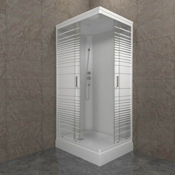 Душевая кабина Triton Квадро 100x80 А Полосы, ДН4 Душевая кабина Triton Квадро 100x80 А Полосы, ДН4