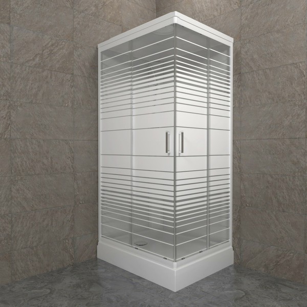 Душевая кабина Triton Квадро 100x80 А Полосы, ДН4 Душевая кабина Triton Квадро 100x80 А Полосы, ДН4