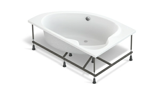 Ванна акриловая Cersanit Kaliope 153x100 L (с каркасом) Ванна акриловая Cersanit Kaliope 153x100 L (с каркасом)