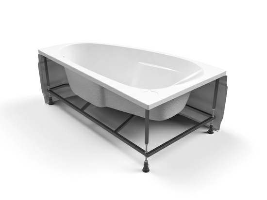 Ванна акриловая Cersanit Joanna 160x95 R (с ножками и экраном) Ванна акриловая Cersanit Joanna 160x95 R (с ножками и экраном)