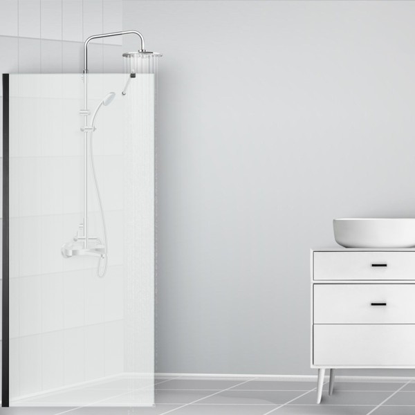 Душевая стенка Saniteco Walk-In SN-W8TB90 (90x200, прозрачное стекло, черный профиль) Душевая стенка Saniteco Walk-In SN-W8TB90 (90x200, прозрачное стекло, черный профиль)