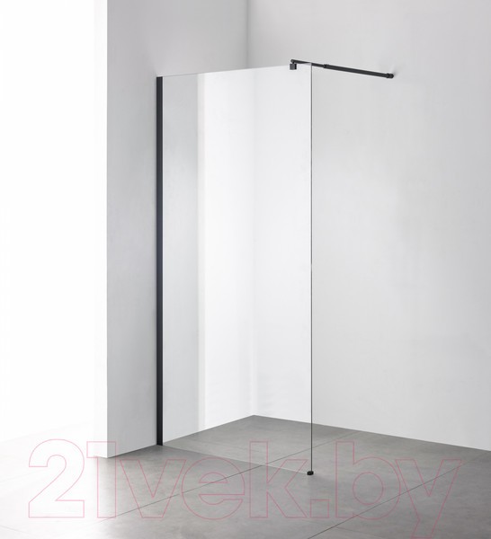 Душевая стенка Saniteco Walk-In SN-W8TB90 (90x200, прозрачное стекло, черный профиль) Душевая стенка Saniteco Walk-In SN-W8TB90 (90x200, прозрачное стекло, черный профиль)
