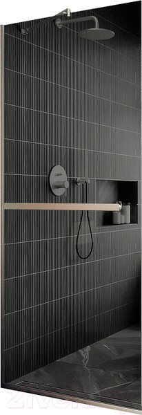 Душевая стенка MaybahGlass 195x89 / MGD-735-5у (графитовое стекло/хром матовый) Душевая стенка MaybahGlass 195x89 / MGD-735-5у (графитовое стекло/хром матовый)