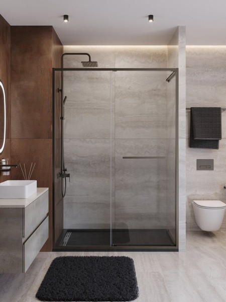 Душевая дверь Cezares LUX-B-FS-11-110-C-GM Душевая дверь Cezares LUX-B-FS-11-110-C-GM