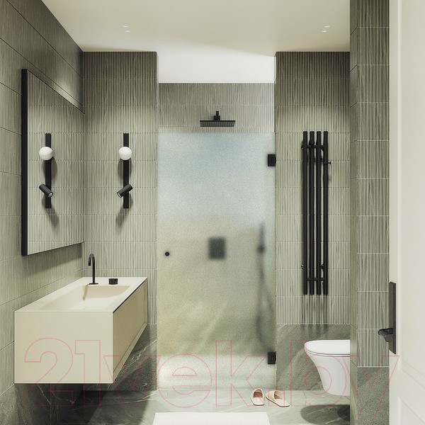 Душевая дверь MaybahGlass 195x70.5 / MGD-519-6 (сатин стекло/черный) Душевая дверь MaybahGlass 195x70.5 / MGD-519-6 (сатин стекло/черный)