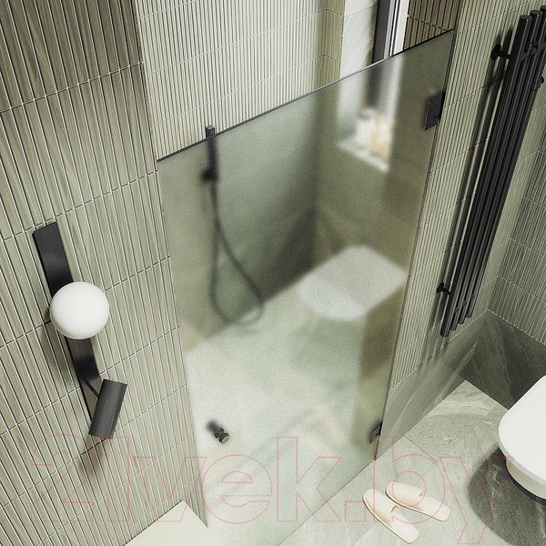 Душевая дверь MaybahGlass 195x70.5 / MGD-519-6 (сатин стекло/черный) Душевая дверь MaybahGlass 195x70.5 / MGD-519-6 (сатин стекло/черный)