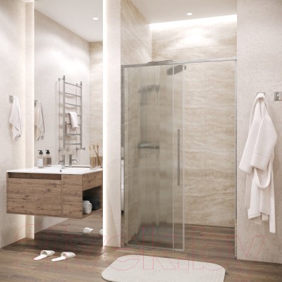 Душевая дверь Grossman Galaxy 110x195 / 100.K33.01.110.10.02 (хром/стекло шиншилла) Душевая дверь Grossman Galaxy 110x195 / 100.K33.01.110.10.02 (хром/стекло шиншилла)