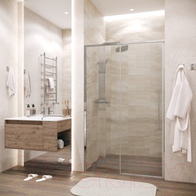 Душевая дверь Grossman Galaxy 110x195 / 100.K33.01.110.10.02 (хром/стекло шиншилла) Душевая дверь Grossman Galaxy 110x195 / 100.K33.01.110.10.02 (хром/стекло шиншилла)