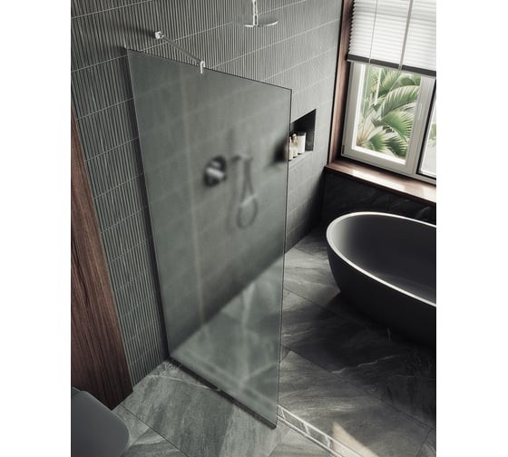 Душевая стенка MaybahGlass 195x79 / MGD-700-5у (сатин стекло/хром матовый) Душевая стенка MaybahGlass 195x79 / MGD-700-5у (сатин стекло/хром матовый)