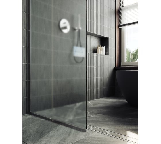 Душевая стенка MaybahGlass 195x79 / MGD-700-5у (сатин стекло/хром матовый) Душевая стенка MaybahGlass 195x79 / MGD-700-5у (сатин стекло/хром матовый)