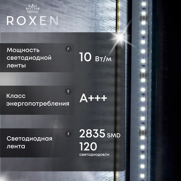 Зеркало Roxen Adema 80x80 с LED подсветкой Зеркало Roxen Adema 80x80 с LED подсветкой