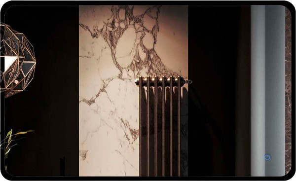 Зеркало Roxen Simon Black Long 120x70 с подсветкой Зеркало Roxen Simon Black Long 120x70 с подсветкой