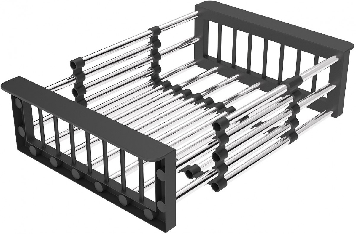 Кухонная мойка Roxen Stage Plus 560250-60-BS 60x48 текстурный графит Кухонная мойка Roxen Stage Plus 560250-60-BS 60x48 текстурный графит