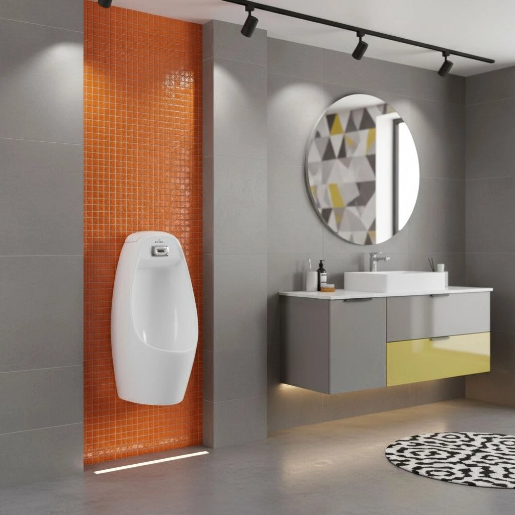 Писсуар подвесной Roxen UR8050 сенсорный Писсуар подвесной Roxen UR8050 сенсорный