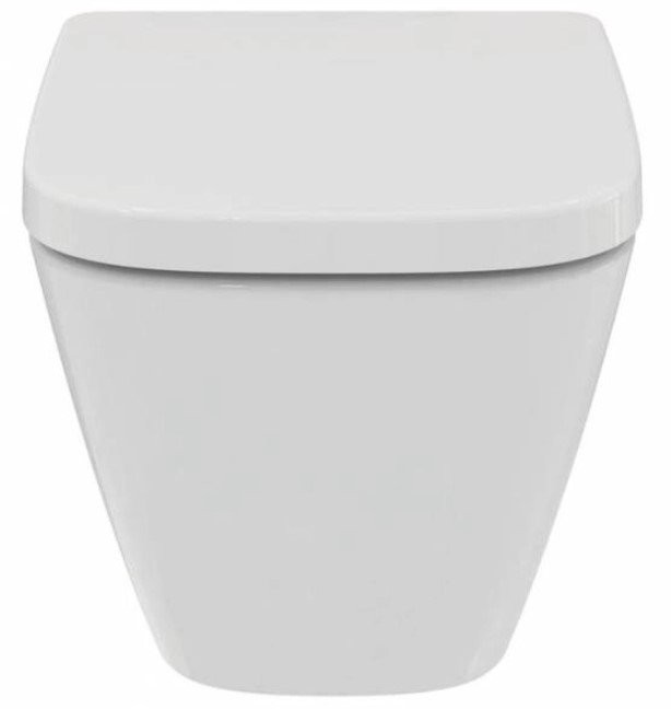 Подвесной унитаз Ideal Standard I.Life B T461401 с технологией RimLS+ (безободковый) с сиденьем SoftClose белый Подвесной унитаз Ideal Standard I.Life B T461401 с технологией RimLS+ (безободковый) с сиденьем SoftClose белый