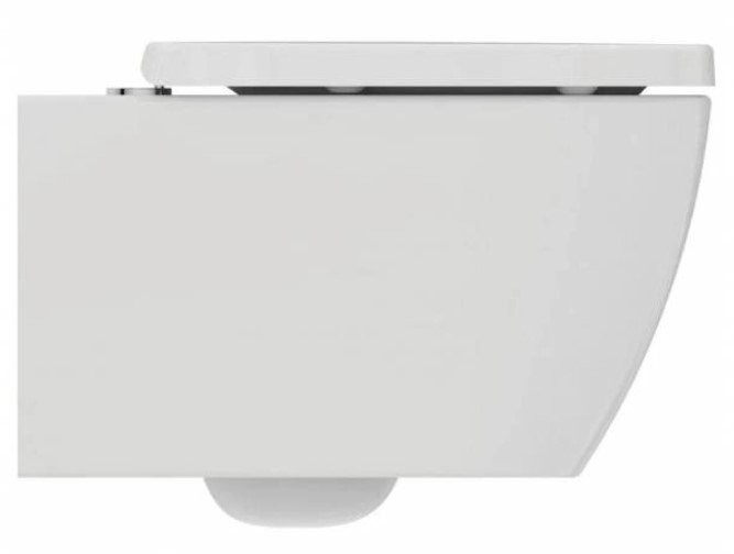 Подвесной унитаз Ideal Standard I.Life B T461401 с технологией RimLS+ (безободковый) с сиденьем SoftClose белый Подвесной унитаз Ideal Standard I.Life B T461401 с технологией RimLS+ (безободковый) с сиденьем SoftClose белый