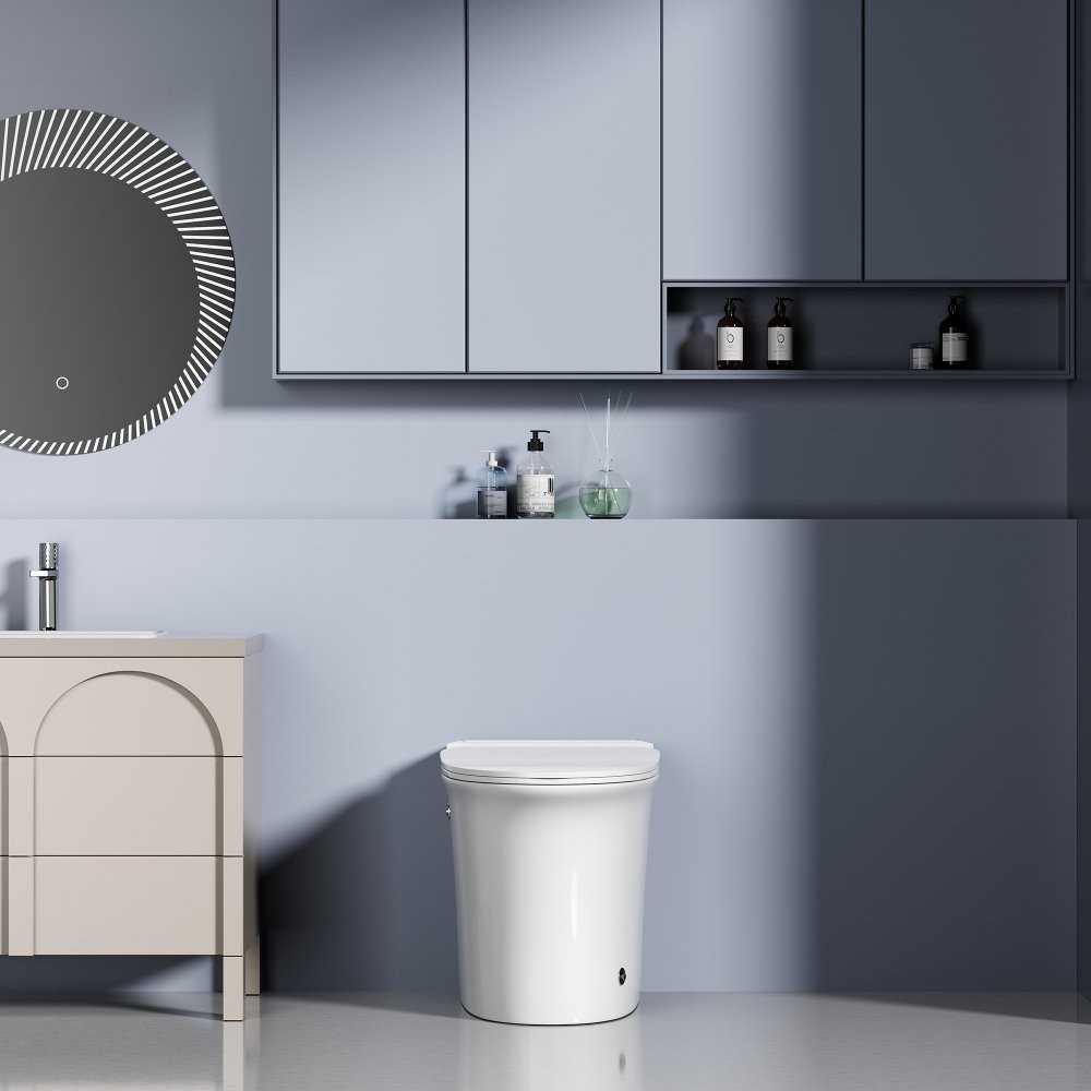 Унитаз приставной Abber Bequem AC1125P 38x62,5 с импульсным смывом, сиденье Duroplast. микролифт Унитаз приставной Abber Bequem AC1125P 38x62,5 с импульсным смывом, сиденье Duroplast. микролифт