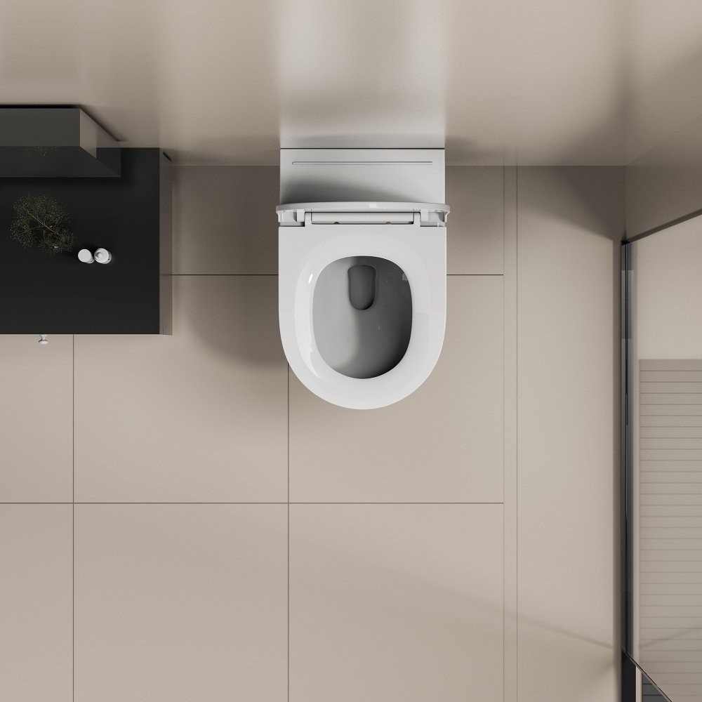 Унитаз подвесной Abber Bequem AC1126P 36x58 с импульсным смывом, сиденье Duroplast, микролифт Унитаз подвесной Abber Bequem AC1126P 36x58 с импульсным смывом, сиденье Duroplast, микролифт