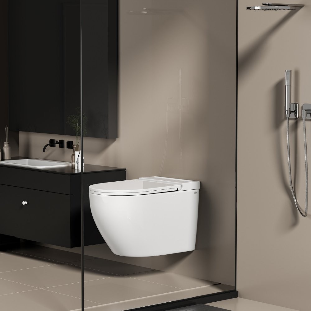 Унитаз подвесной Abber Bequem AC1126P 36x58 с импульсным смывом, сиденье Duroplast, микролифт Унитаз подвесной Abber Bequem AC1126P 36x58 с импульсным смывом, сиденье Duroplast, микролифт