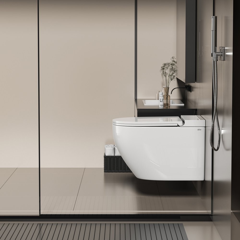 Унитаз подвесной Abber Bequem AC1126P 36x58 с импульсным смывом, сиденье Duroplast, микролифт Унитаз подвесной Abber Bequem AC1126P 36x58 с импульсным смывом, сиденье Duroplast, микролифт