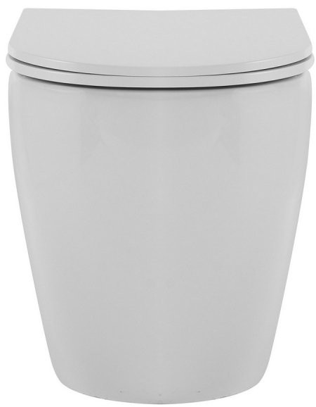Унитаз приставной Abber Bequem AC1111TMW 36x56 сиденье Duroplast, микролифт, белый матовый (смыв торнадо) Унитаз приставной Abber Bequem AC1111TMW 36x56 сиденье Duroplast, микролифт, белый матовый (смыв торнадо)