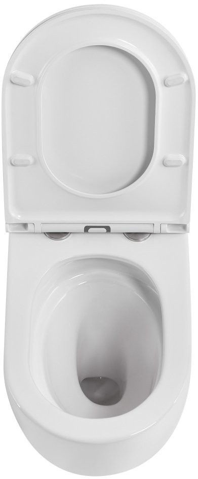 Унитаз приставной Abber Bequem AC1111T 36x56 сиденье Duroplast, микролифт, белый (смыв торнадо) Унитаз приставной Abber Bequem AC1111T 36x56 сиденье Duroplast, микролифт, белый (смыв торнадо)