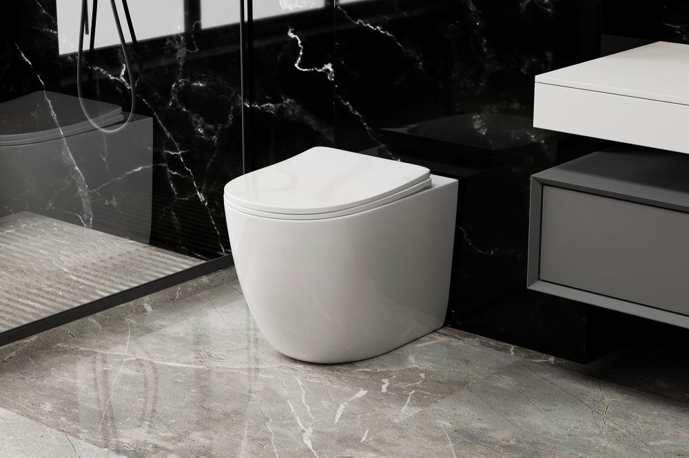 Унитаз приставной Abber Bequem AC1111T 36x56 сиденье Duroplast, микролифт, белый (смыв торнадо) Унитаз приставной Abber Bequem AC1111T 36x56 сиденье Duroplast, микролифт, белый (смыв торнадо)