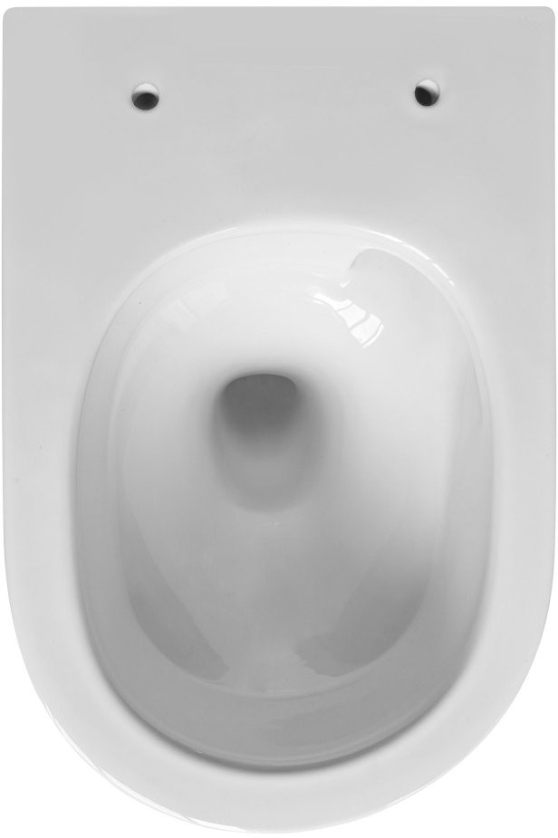Унитаз подвесной Abber Bequem AC1128 безободковый белый (смыв торнадо) Унитаз подвесной Abber Bequem AC1128 безободковый белый (смыв торнадо)