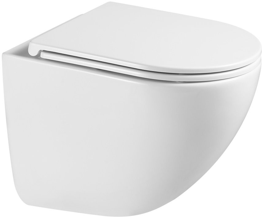 Унитаз подвесной Abber Bequem AC1131TC с закрытым дном Унитаз подвесной Abber Bequem AC1131TC с закрытым дном