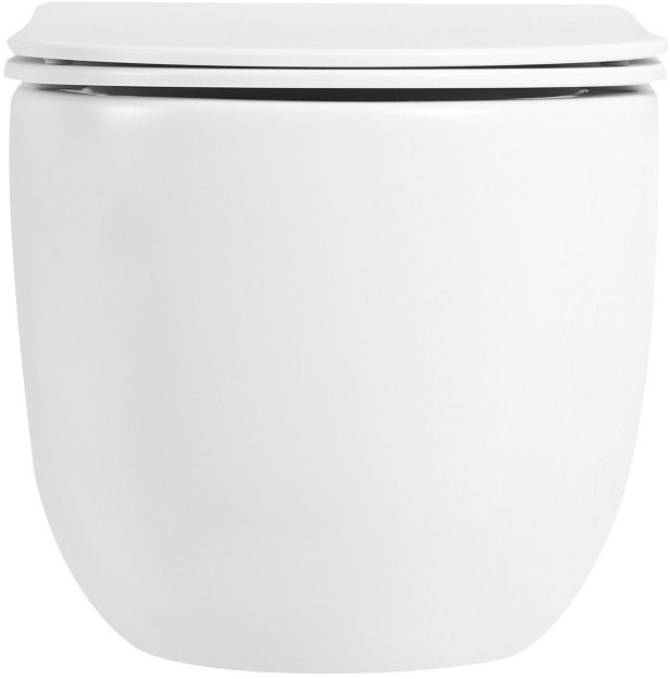 Унитаз подвесной Abber Bequem AC1104TMW 36x53 безободковый SoftClose белый матовый (смыв торнадо) Унитаз подвесной Abber Bequem AC1104TMW 36x53 безободковый SoftClose белый матовый (смыв торнадо)