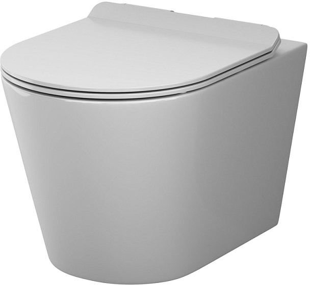 Унитаз подвесной AM.PM Sunny Flashclean C85C1701SC с сиденьем, безободковый, белый Унитаз подвесной AM.PM Sunny Flashclean C85C1701SC с сиденьем, безободковый, белый