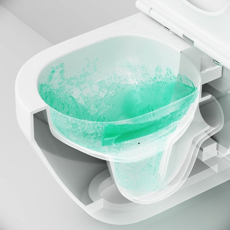 Унитаз подвесной AM.PM Spirit V2.0 Aquaspin C701900SC с сиденьем, безободковый, белый Унитаз подвесной AM.PM Spirit V2.0 Aquaspin C701900SC с сиденьем, безободковый, белый