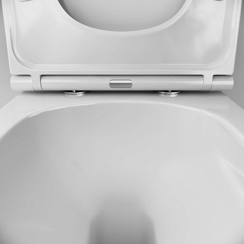 Унитаз подвесной AM.PM Spirit V2.0 Aquaspin C701900SC с сиденьем, безободковый, белый Унитаз подвесной AM.PM Spirit V2.0 Aquaspin C701900SC с сиденьем, безободковый, белый