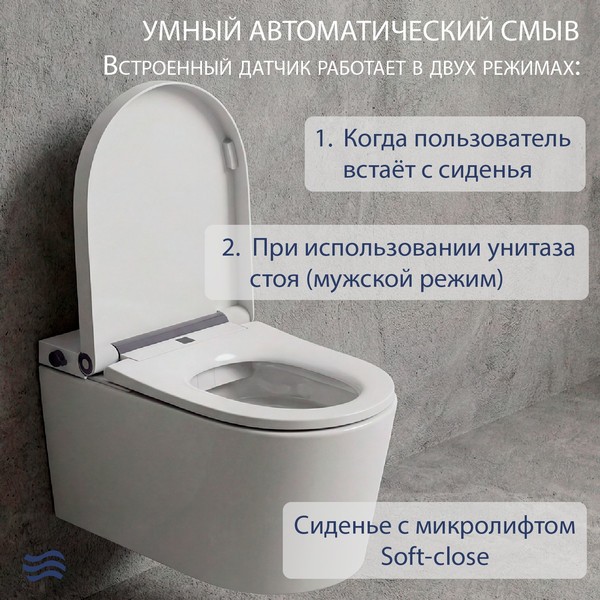 Унитаз подвесной Lauter Smart 21W520002 Унитаз подвесной Lauter Smart 21W520002