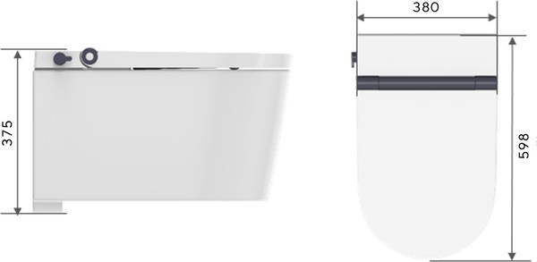 Унитаз подвесной Lauter Smart 21W520002 Унитаз подвесной Lauter Smart 21W520002