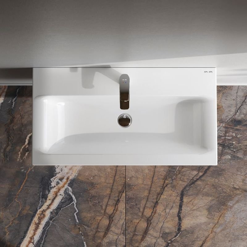 Умывальник встраиваемый AM.PM GEM 80 см белый глянец Умывальник встраиваемый AM.PM GEM 80 см белый глянец