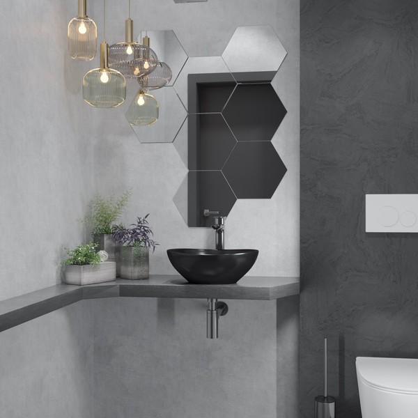 Умывальник Lauter 21652-A (41х34, черный) Умывальник Lauter 21652-A (41х34, черный)