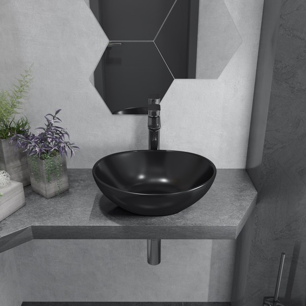 Умывальник Lauter 21652-A (41х34, черный) Умывальник Lauter 21652-A (41х34, черный)