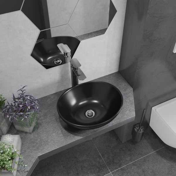 Умывальник Lauter 21652-A (41х34, черный) Умывальник Lauter 21652-A (41х34, черный)