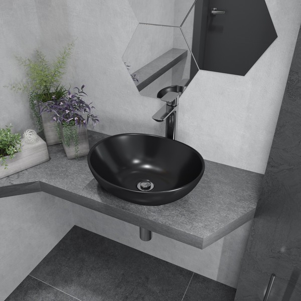Умывальник Lauter 21652-A (41х34, черный) Умывальник Lauter 21652-A (41х34, черный)