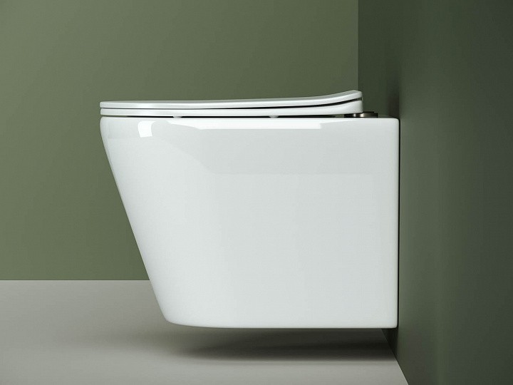 Унитаз подвесной Ceramica Nova Rimless CN1804 (с крепежом и сиденьем) Унитаз подвесной Ceramica Nova Rimless CN1804 (с крепежом и сиденьем)