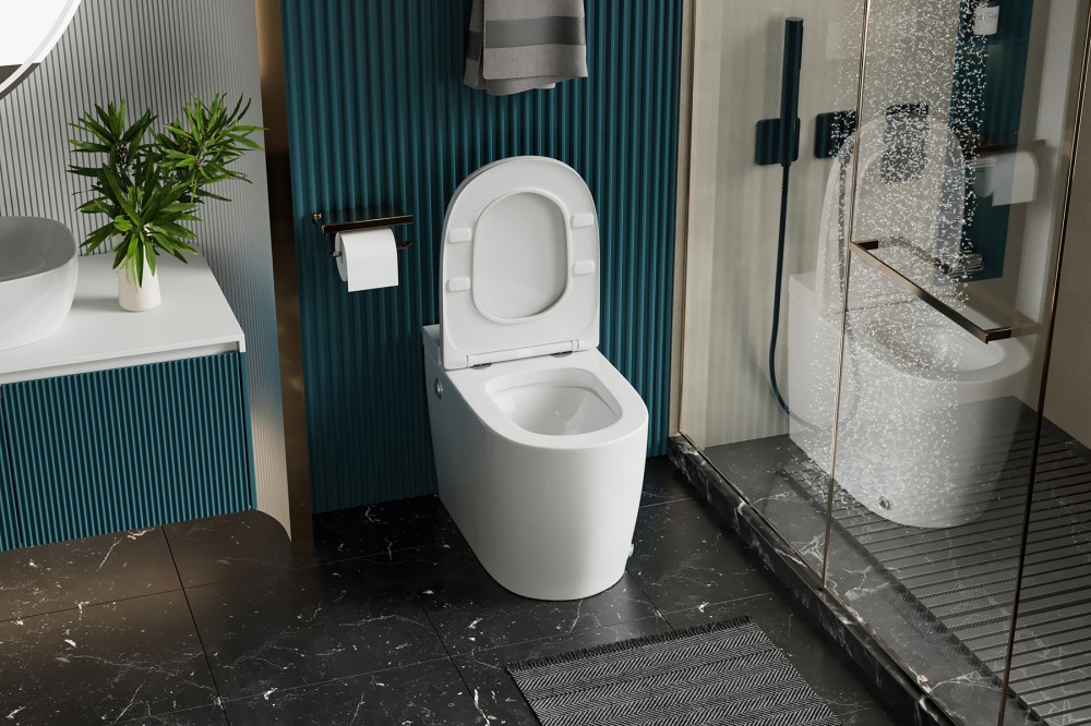 Унитаз приставной Abber Bequem AC1114P (с импульсным смывом) Унитаз приставной Abber Bequem AC1114P (с импульсным смывом)